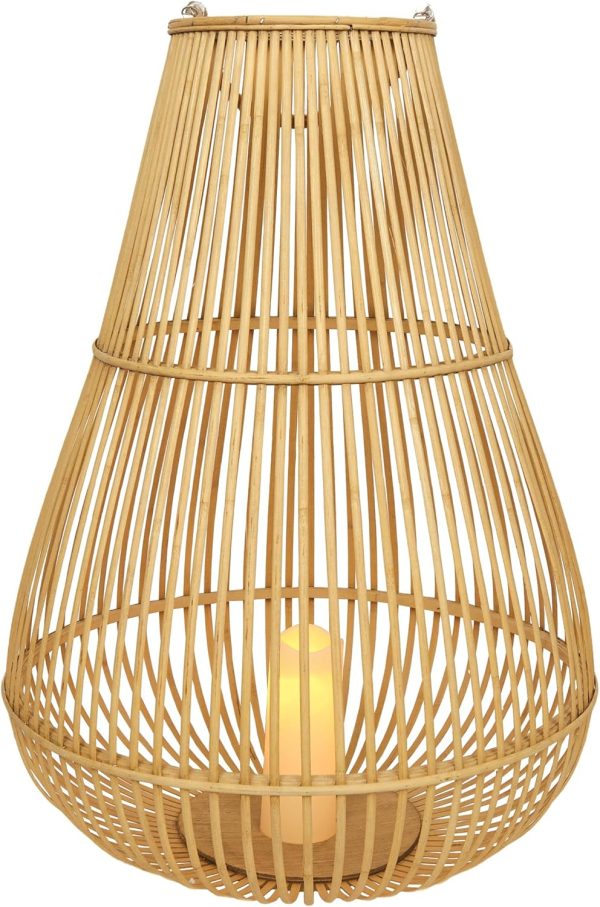 Alpine Corporation LGB104M-WT 10" Tall Tabletop Lamp with Chain Style Filament LED Lights - Image 12