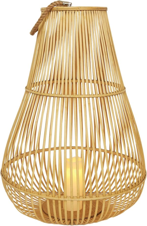 Alpine Corporation LGB104M-WT 10" Tall Tabletop Lamp with Chain Style Filament LED Lights - Image 14