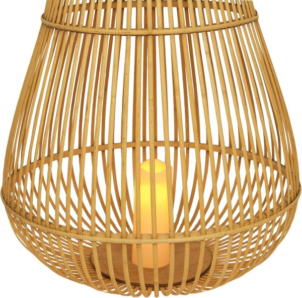 Alpine Corporation LGB104M-WT 10" Tall Tabletop Lamp with Chain Style Filament LED Lights - Image 15