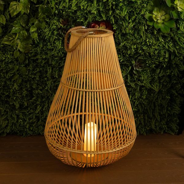 Alpine Corporation LGB104M-WT 10" Tall Tabletop Lamp with Chain Style Filament LED Lights - Image 18