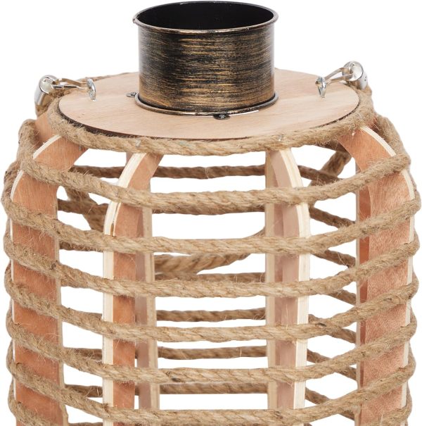 Alpine Corporation LGB104M-WT 10" Tall Tabletop Lamp with Chain Style Filament LED Lights - Image 26